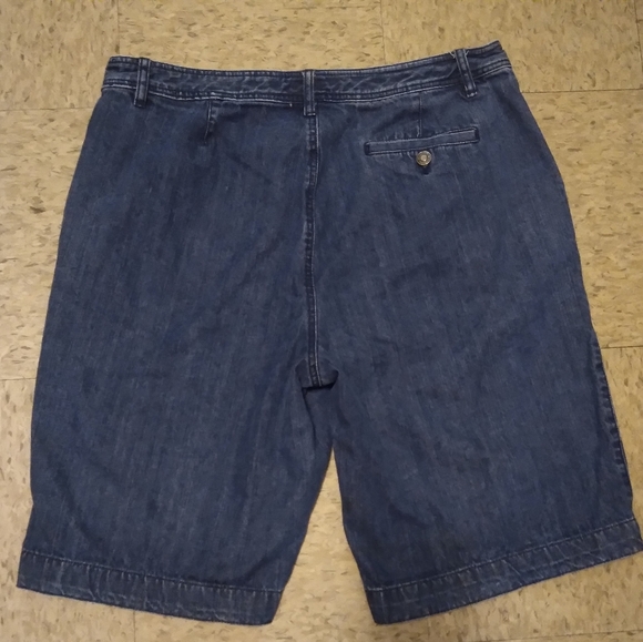 Vintage 90's Liz Claiborne Audra Plus Size Denim Bermuda Jean Shorts Siz… - Picture 9 of 13